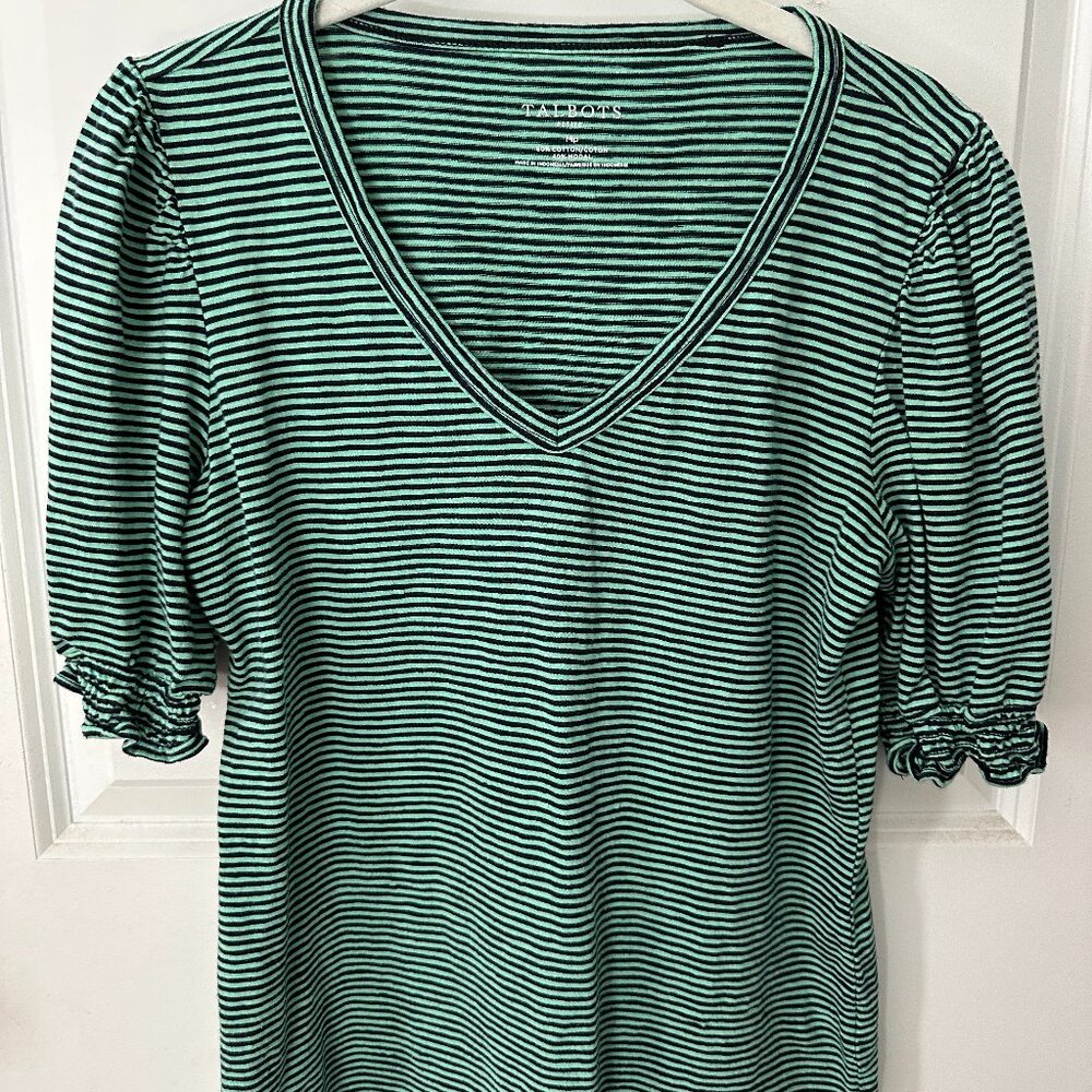 Talbots Cute Striped T-Shirt